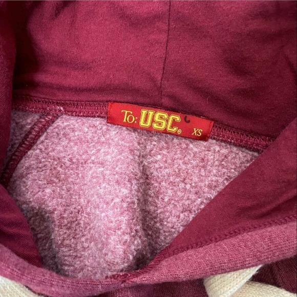 USC Collegiate Love USC‎ Hoodie Pullover Sweatshirt Size XS - Picture 6 of 6